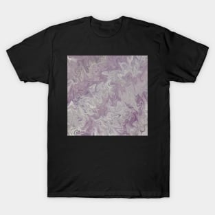 Haunted Tombstone Halloween Liquid Marble Design T-Shirt